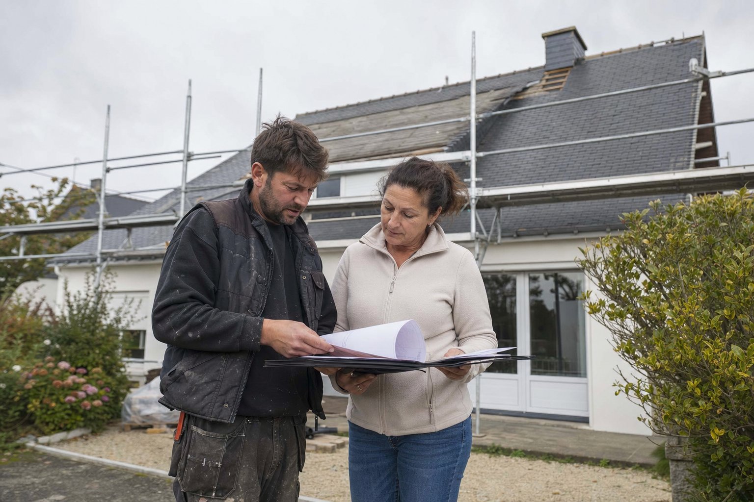 Rénovation de toiture ardoise financée par les aides publiques en Bretagne — MD Toiture